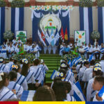 UNAN-León participa del histórico desfile patrio a 168 años de la Batalla de San Jacinto